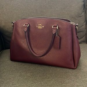 Coach Burgundy Purse